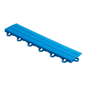 Blue Garage Floor Tile Ramp - Looped (10 Pack)