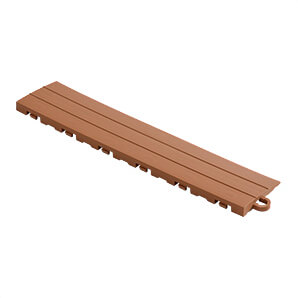 Brown Garage Floor Tile Ramp - Pegged (10 Pack)