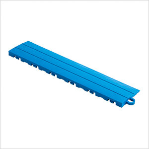 Blue Garage Floor Tile Ramp - Pegged (10 Pack)