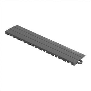 Grey Garage Floor Tile Ramp - Pegged (10 Pack)