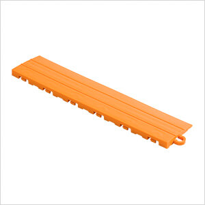 Orange Garage Floor Tile Ramp - Pegged (10 Pack)