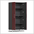 6-Piece Garage Cabinet Kit with Channeled Worktop in Ruby Red Metallic