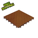 Swisstrax Diamondtrax Home 1ft x 1ft Chocolate Brown Garage Floor Tile (Pack of 10)