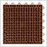 Diamondtrax Home 1ft x 1ft Chocolate Brown Garage Floor Tile (Pack of 10)