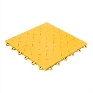 Diamondtrax Home 1ft x 1ft Citrus Yellow Garage Floor Tile (Pack of 10)