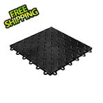 Swisstrax Diamondtrax Home 1ft x 1ft Jet Black Garage Floor Tile (Pack of 10)