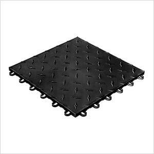 Diamondtrax Home 1ft x 1ft Jet Black Garage Floor Tile (Pack of 10)