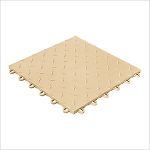 Diamondtrax Home 1ft x 1ft Mocha Java Garage Floor Tile (Pack of 10)