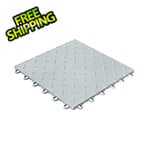 Swisstrax Diamondtrax Home 1ft x 1ft Pearl Silver Garage Floor Tile (Pack of 10)