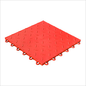 Diamondtrax Home 1ft x 1ft Racing Red Garage Floor Tile (Pack of 10)