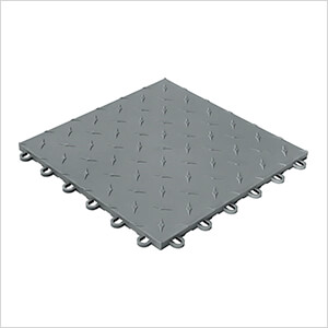 Diamondtrax Home 1ft x 1ft Slate Grey Garage Floor Tile (Pack of 10)