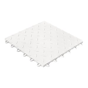 Diamondtrax Home 1ft x 1ft Arctic White Garage Floor Tile (Pack of 50)