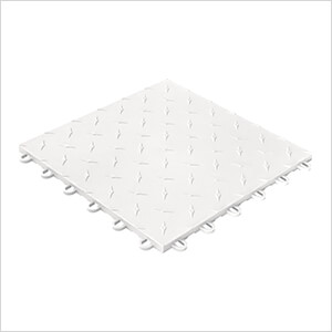 Diamondtrax Home 1ft x 1ft Arctic White Garage Floor Tile (Pack of 50)