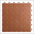 Diamondtrax Home 1ft x 1ft Chocolate Brown Garage Floor Tile (Pack of 50)