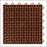 Diamondtrax Home 1ft x 1ft Chocolate Brown Garage Floor Tile (Pack of 50)
