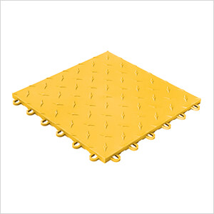 Diamondtrax Home 1ft x 1ft Citrus Yellow Garage Floor Tile (Pack of 50)