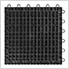 Diamondtrax Home 1ft x 1ft Jet Black Garage Floor Tile (Pack of 50)