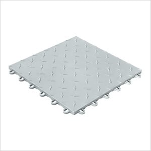 Diamondtrax Home 1ft x 1ft Pearl Silver Garage Floor Tile (Pack of 50)