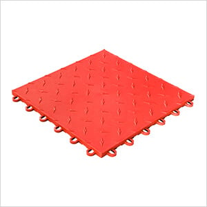 Diamondtrax Home 1ft x 1ft Racing Red Garage Floor Tile (Pack of 50)