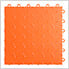 Diamondtrax Home 1ft x 1ft Tropical Orange Garage Floor Tile (Pack of 50)