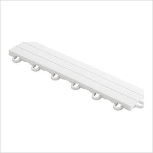 Diamondtrax Home 1ft Arctic White Garage Floor Tile Looped Edge (Pack of 10)