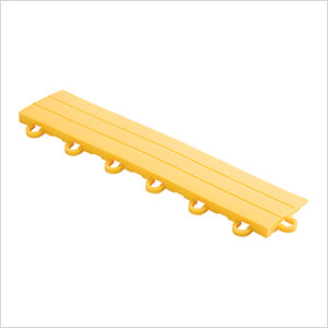 Diamondtrax Home 1ft Citrus Yellow Garage Floor Tile Looped Edge (Pack of 10)