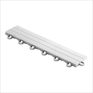 Diamondtrax Home 1ft Pearl Silver Garage Floor Tile Looped Edge (Pack of 10)