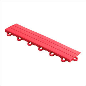 Diamondtrax Home 1ft Racing Red Garage Floor Tile Looped Edge (Pack of 10)