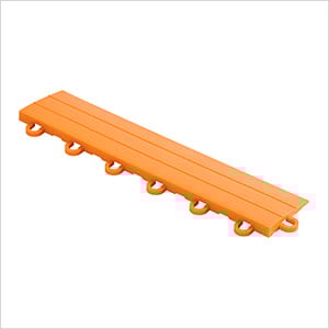 Diamondtrax Home 1ft Tropical Orange Garage Floor Tile Looped Edge (Pack of 10)
