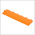 Diamondtrax Home 1ft Tropical Orange Garage Floor Tile Looped Edge (Pack of 10)