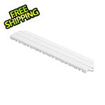 Swisstrax Diamondtrax Home 1ft Arctic White Garage Floor Tile Pegged Edge (Pack of 10)