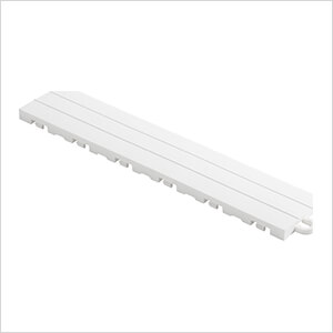 Diamondtrax Home 1ft Arctic White Garage Floor Tile Pegged Edge (Pack of 10)