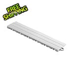 Swisstrax Diamondtrax Home 1ft Pearl Silver Garage Floor Tile Pegged Edge (Pack of 10)