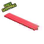 Swisstrax Diamondtrax Home 1ft Racing Red Garage Floor Tile Pegged Edge (Pack of 10)