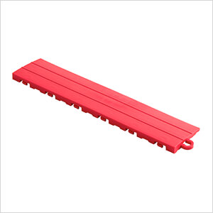 Diamondtrax Home 1ft Racing Red Garage Floor Tile Pegged Edge (Pack of 10)