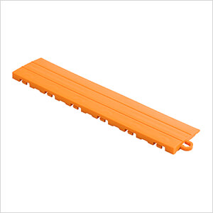 Diamondtrax Home 1ft Tropical Orange Garage Floor Tile Pegged Edge (Pack of 10)