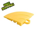 Swisstrax Diamondtrax Home Citrus Yellow Garage Floor Tile Corner (Pack of 4)