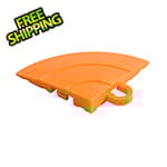 Swisstrax Diamondtrax Home Tropical Orange Garage Floor Tile Corner (Pack of 4)