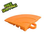 Swisstrax Diamondtrax Home Tropical Orange Garage Floor Tile Corner (Pack of 4)