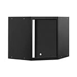 NewAge Garage Cabinets PRO Series Black Corner Cabinet