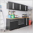 PRO 3.0 Series Black 2-Door Base Cabinet