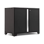 NewAge Garage Cabinets PRO 3.0 Series Black 42" 2-Door Base Cabinet