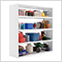 PRO Series White 72" Wall Mounted Rack