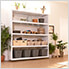 PRO Series White 72" Wall Mounted Rack