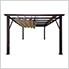 12 x 20 ft. Soft Top Aluminum Pergola (Espresso Frame / Mocha Canopy)