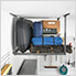 GearLoft 4 x 4 Overhead Storage Rack