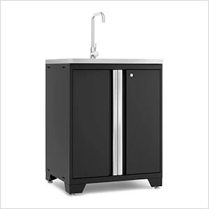 PRO Series Black Garage Sink