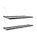 NewAge Garage Cabinets PRO Series 4 ft. x 8 ft. + 2 ft. x 8 ft. Wall Mounted Steel Shelves