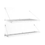 NewAge Garage Cabinets PRO Series 4 ft. x 8 ft. + 2 ft. x 8 ft. Wall Mounted Steel Shelves