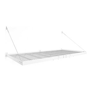 PRO Series 4 ft. x 8 ft. Wall Mounted Steel Shelf (2-Pack)